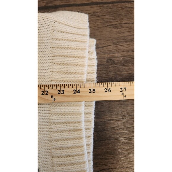 Talbots Womens Sweater Nordic Fair Isle Wool Blend Small Petite - Picture 8 of 9